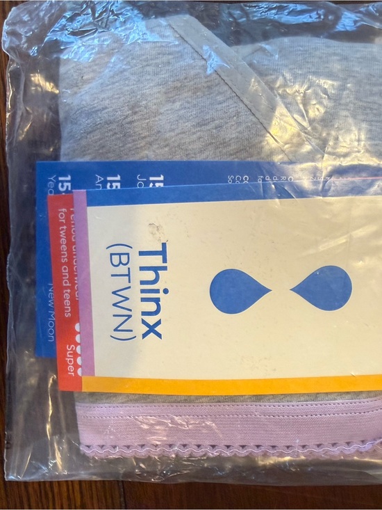 Thinx Other - 3 pair- Girls'  Period Underwear - Super Absorbency bikini size 15/16 yrs Thinx